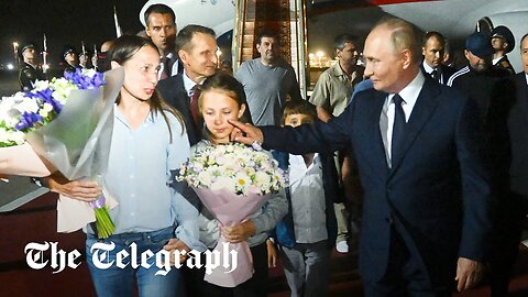 Putin wipes tear of released prisoner's child in historic exchange with US | NE