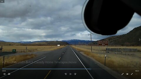 AZ to Utah US89 Navajo Nation, Butch Cassidy Boyhood Home.