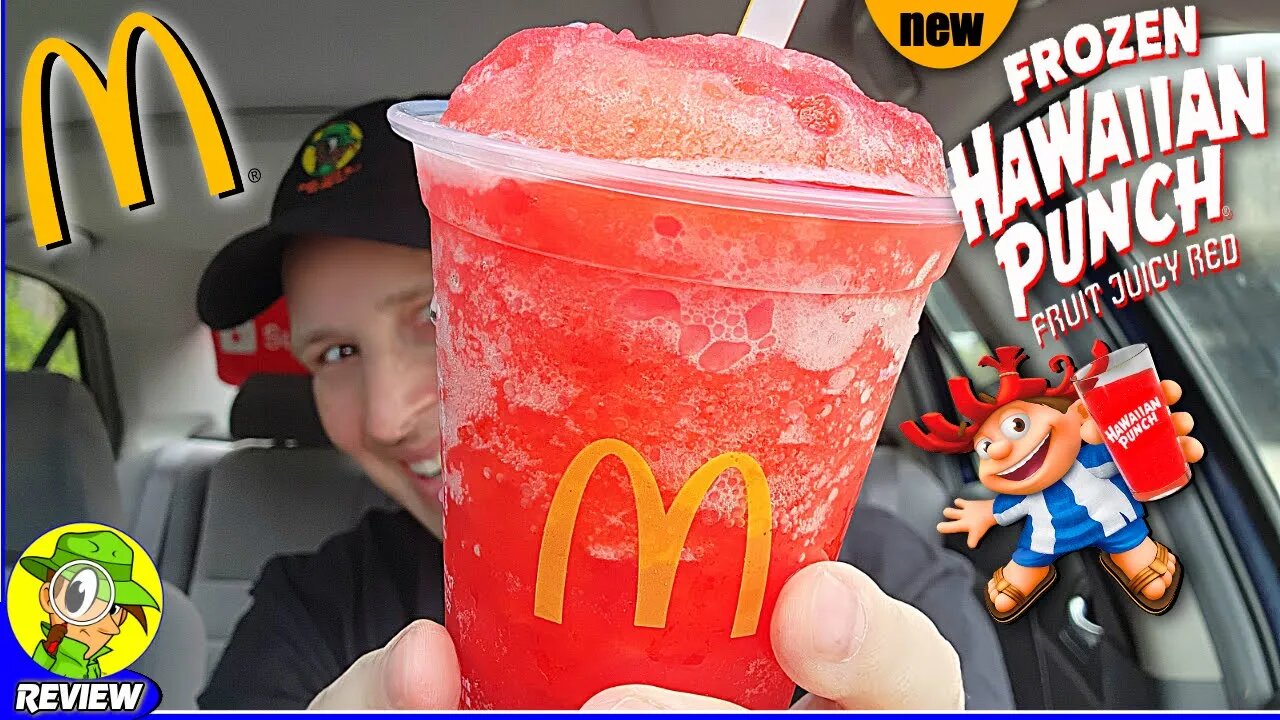 Mcdonalds® Frozen Hawaiian Punch® Review ️🍍🍧 Fruit Juicy Red 🤩 Peep This Out 🕵️‍♂️ 1844