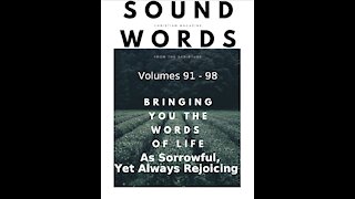 Sound Words, As Sorrowful, Yet Always Rejoicing