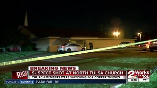 Suspect Shot at North Tulsa Church