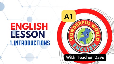 Beginner English Online Class | Lesson 1 | Introductions (A1)