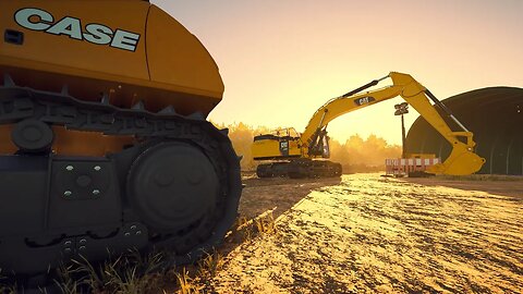 🚜👷🚧🏗️ Tonight we'll finish the Airstrip - Construction Simulator 🚜👷🚧🏗️