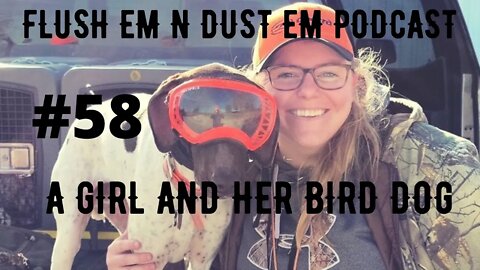 A Girl and Her Bird Dog