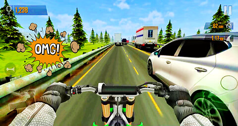 Driving the Fastest Motorbike in Traffic Rider Gameplay iOS / Android HD