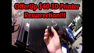 OfferUp $40 3D printer score, Dual Z and BLtouch SOVOL SV01, New Life for old 3D printer