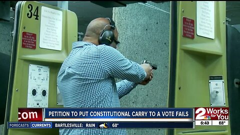 Petition to put constitutional carry to a vote fails