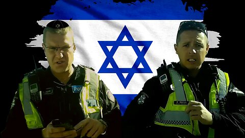Police waiting for the target Jewish run organised stalking a worldwide program & false flag hoaxes