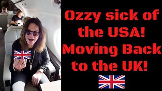 Metal news: Ozzy leaving the USA to move back to the UK!!!