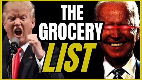 WOW! Look at the Difference of this Shopping List COST under Trump vs. under Biden! #bidenflation