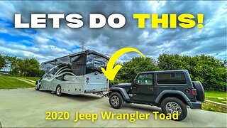 Getting The 2020 Jeep Wrangler RV Tow Ready! (It's Good To Have Options!) #rvlife
