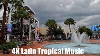 Latin Tropical Music - Blue Tropical | Florida | Walk Disney Springs Orlando FL | 20230715