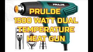 Works Great! PRULDE 1500W Dual Temperature Heat Gun