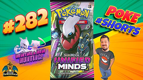 Poke #Shorts #282 | Unified Minds | Mewtwo & Mew Hunting | Pokemon Cards Opening