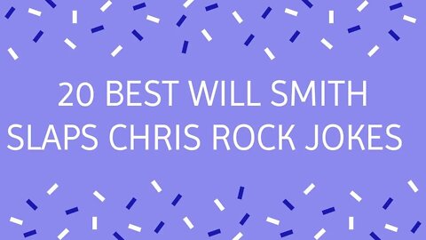 20 Best - WILL SMITH Slaps CHRIS ROCK - Jokes - That Will Knock You Out!