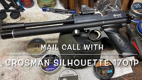Mail call with the Crosman 1701p silhouette target pistol, new king of the garage?