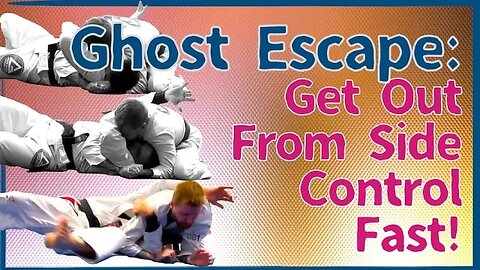 Ghost Escape. A Surprise Escape From Under Side Control. Training with Cameron Quinn