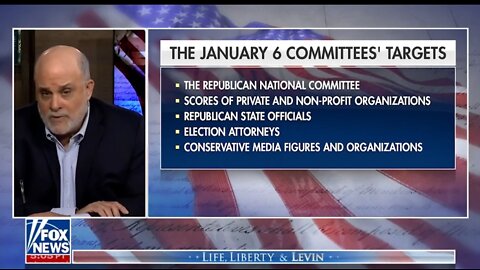 Levin: Jan 6 Committee Was Set Up To Kill The Republican Party