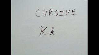 Cursive K