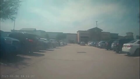 Video of shooter at outlet mall in Allen Texas getting out of car firing shots off