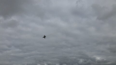 F-16 Viper demo high speed turn