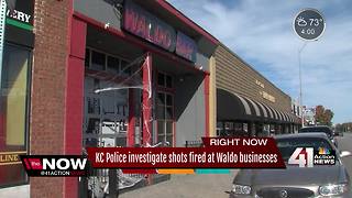 KC police investigate shots fired at Waldo businesses