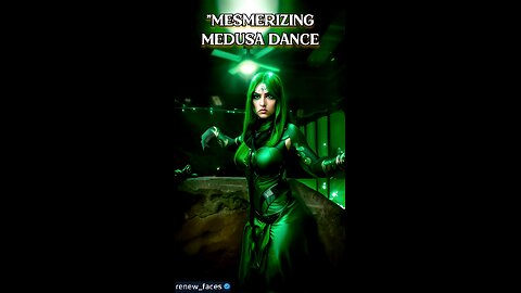 Mesmerizing Medusa Dance: Unleashing the Gorgon's Green-Eyed Fierceness!"