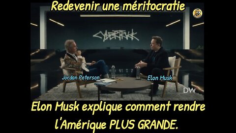 Elon Musk explique comment rendre l'Amérique PLUS GRANDE.