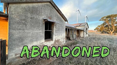 ABANDONED HOUSE IN THE MIDDLE OF A WIND FARM (re upload)