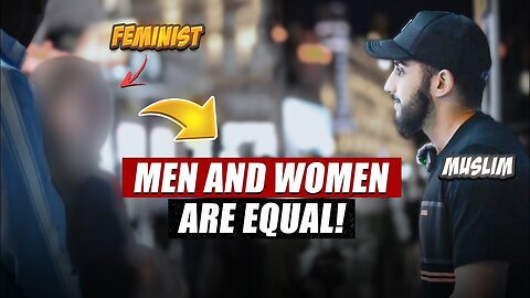 Feminist Confronts A Muslim On Gender Equality! - Muhammed Ali