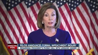 Nancy Pelosi announces formal impeachment inquiry