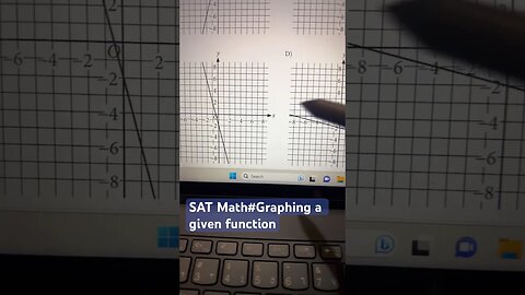 Graphing a given function✍️💯 #satmath #youtubeshorts #mathtrick
