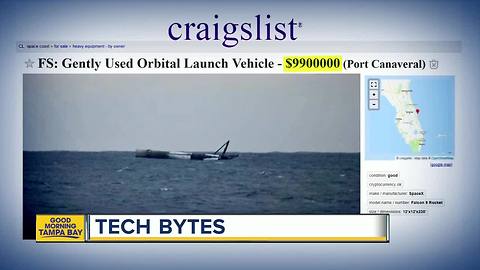 A 'gently used' SpaceX rocket is for sale on Craigslist