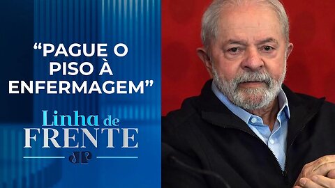 Presidente Lula é vaiado e cobrado por enfermeiros durante evento em Recife | LINHA DE FRENTE