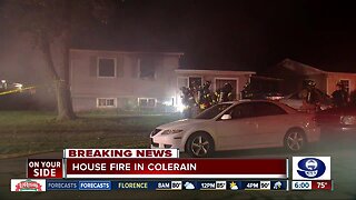 Sunday morning house fire in Colerain