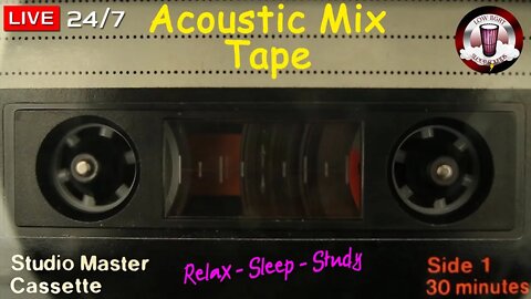 🔴🎧 Acoustic Mix Tape | Relaxing Study Music | Sleep Easy, Sleep Fast, Mixed Acoustic Music for sleep