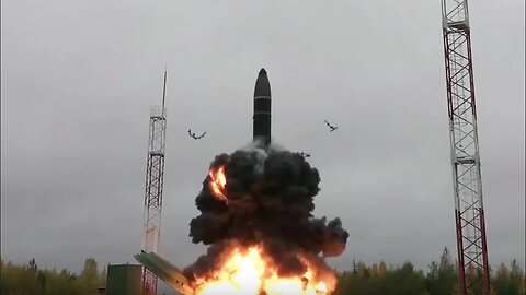 Launch of the intercontinental ballistic missile 'Yars' by Russia