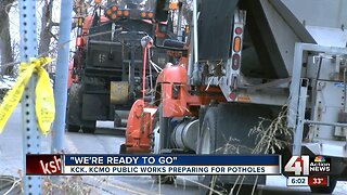 KCK, KCMO public works preparing for potholes