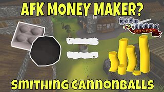 SMITHING Cannonballs For 1 Hour | OSRS Money Making
