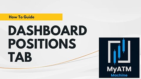 Dashboard - Positions Tab on MyATMM.com | Stock Options Trading Strategies