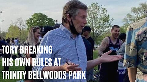Tory Admits He Failed At Social Distancing While Mingling With Bellwoods Crowds