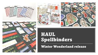 Spellbinders | Winter Wonderland release Haul