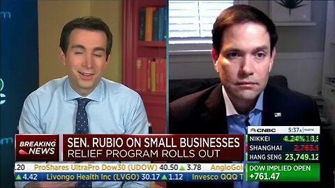 Senator Marco Rubio Talks Roll Out of Small Business Relief Program on CNBC's Squawk Box