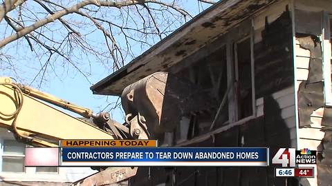 KC continues to demolish vacant, dangerous homes