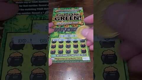 $50,000 Lottery Ticket Go for The Green!