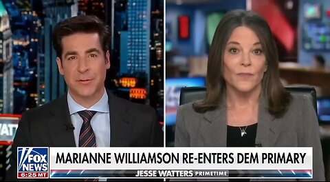 Watters Battles Marianne Williamson Over Government Spending