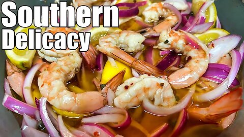 Southern Pickled Shrimp ~ A Southern Delicacy