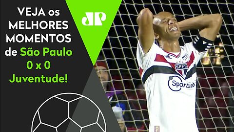 SÃO PAULO PERDE GOL INACREDITÁVEL E SÓ EMPATA COM JUVENTUDE! | MELHORES MOMENTOS | BRASILEIRÃO 2022