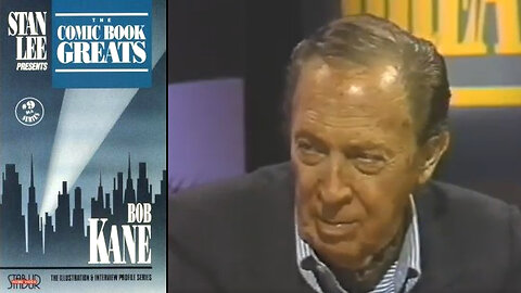 BOB KANE | "The Comic Book Greats" hosted by Stan Lee | Ep.09 (1991)