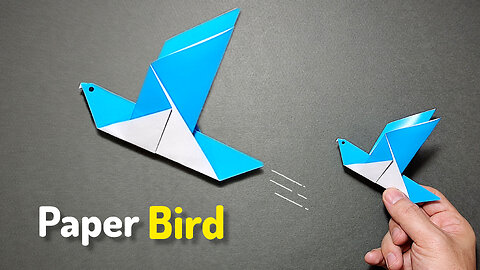 How to Make a "Paper Bird". DIY Crafts Origami